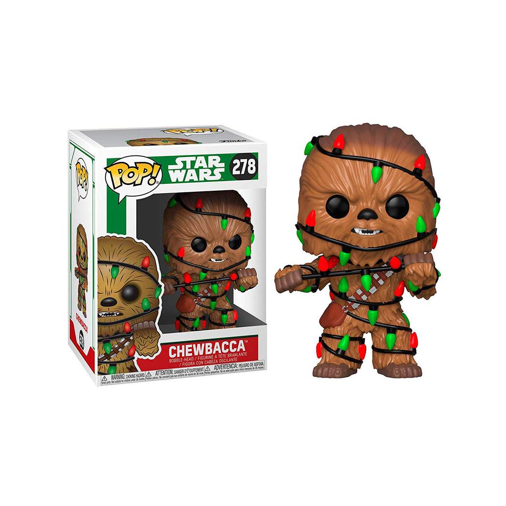 Figura Funko Pop Star Wars Holiday Chewie With Lights