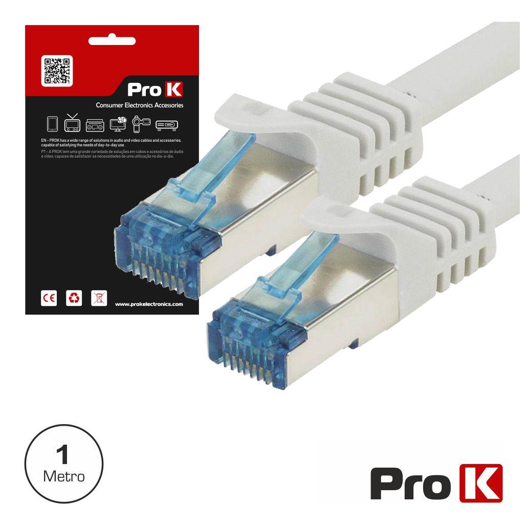 Cabo S/Ftp CAT6E 1M Cinzento PROK