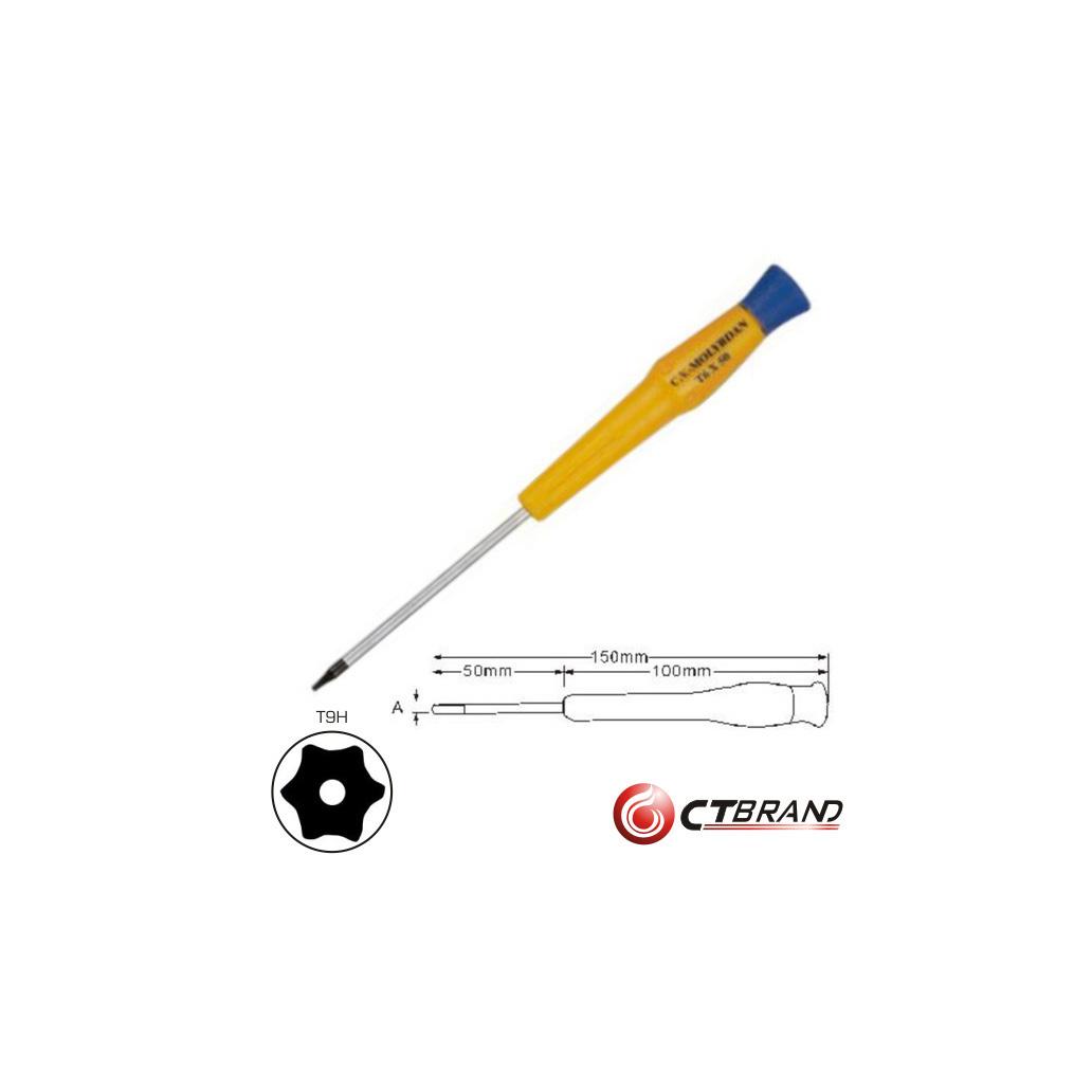 Chave Torx C/ Furo T09h 150mm Ctbrand