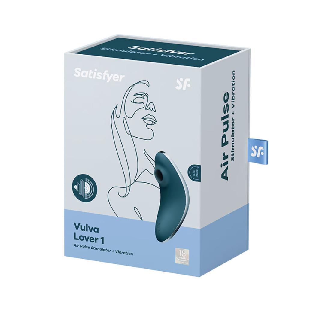 Estimulador de Clítoris Sucção/Vibração Vulva Lover 1 Azul