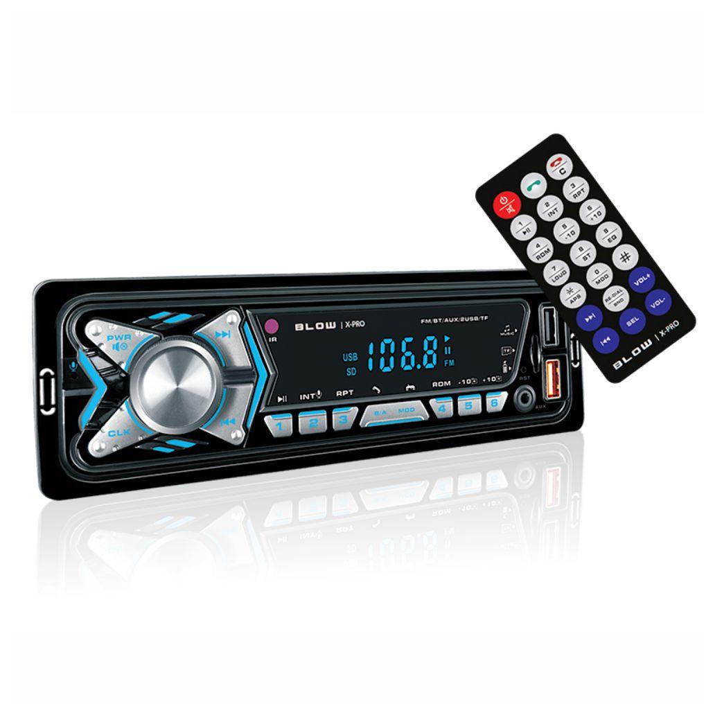 Auto-Rádio Bluetooth/MP3/AUX/FM C/ Controlo Remoto