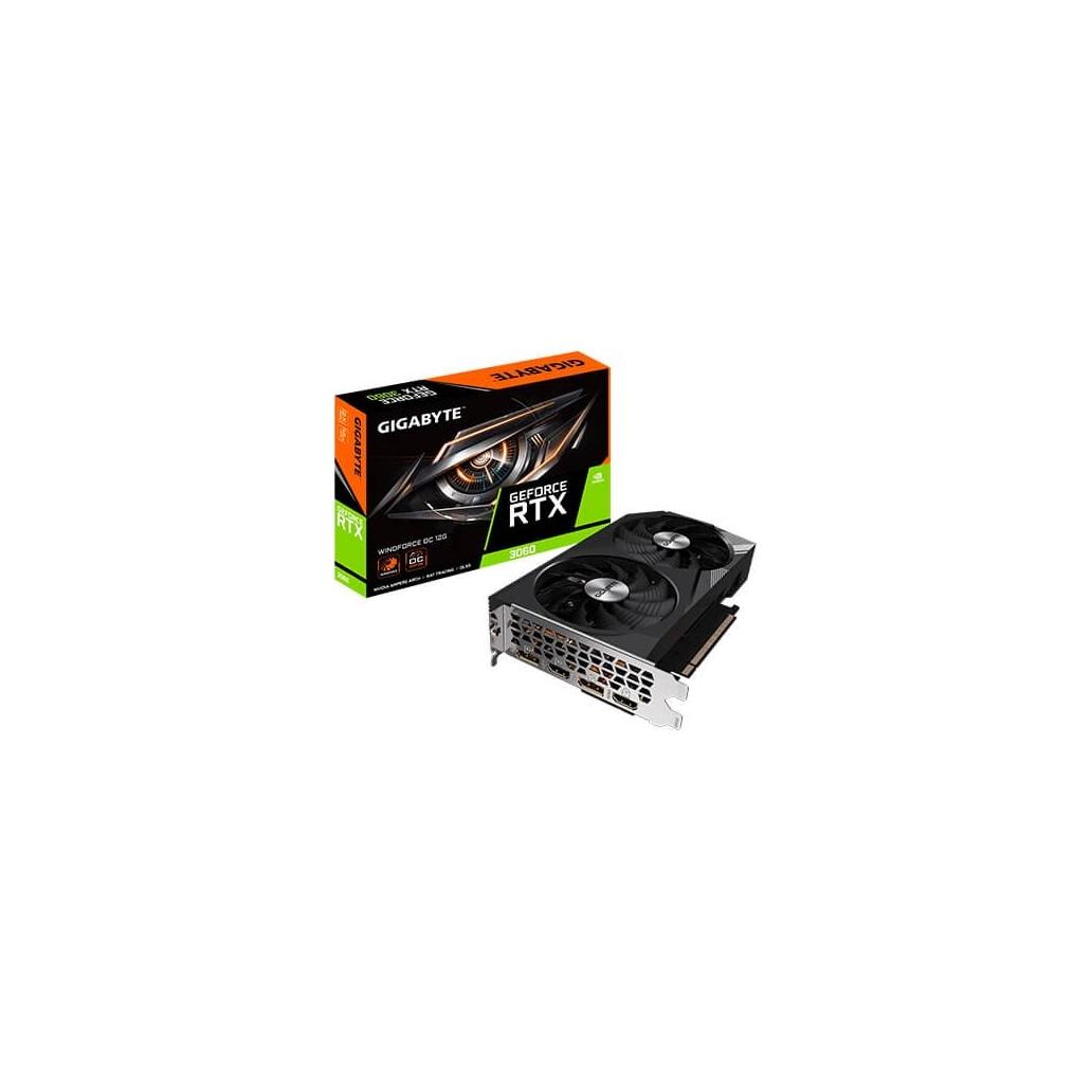 Placa Gráfica Gigabyte Rtx 3060 Windforce Oc Lhr 12Gb Gd