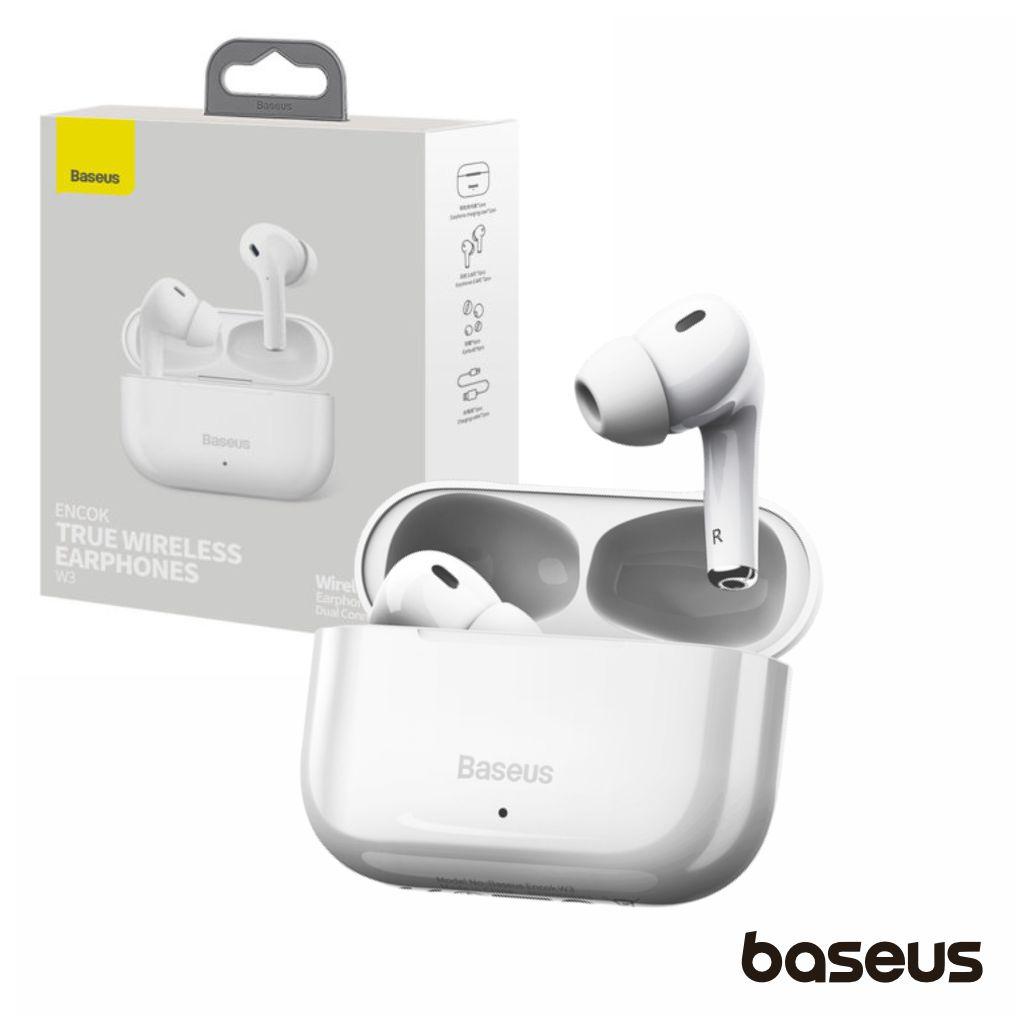 Auriculares Eearbuds Bluetooth V5.0 TWS Branco BASEUS