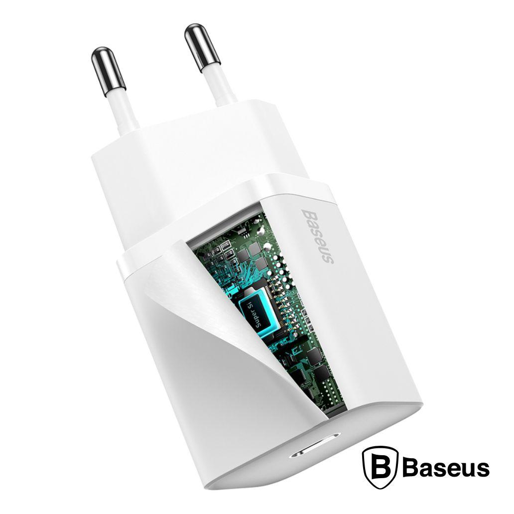 Carregador USB-C PD QuickCharge 3.0 20W BASEUS