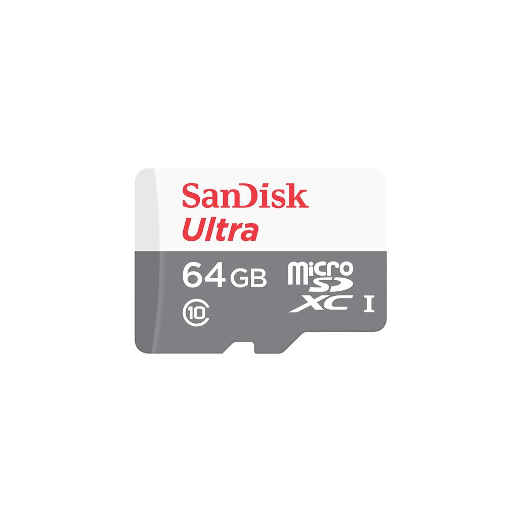 Cartão Micro SD Sandisk Ultra Microsdhc 64Gb + Adapatdor SD
