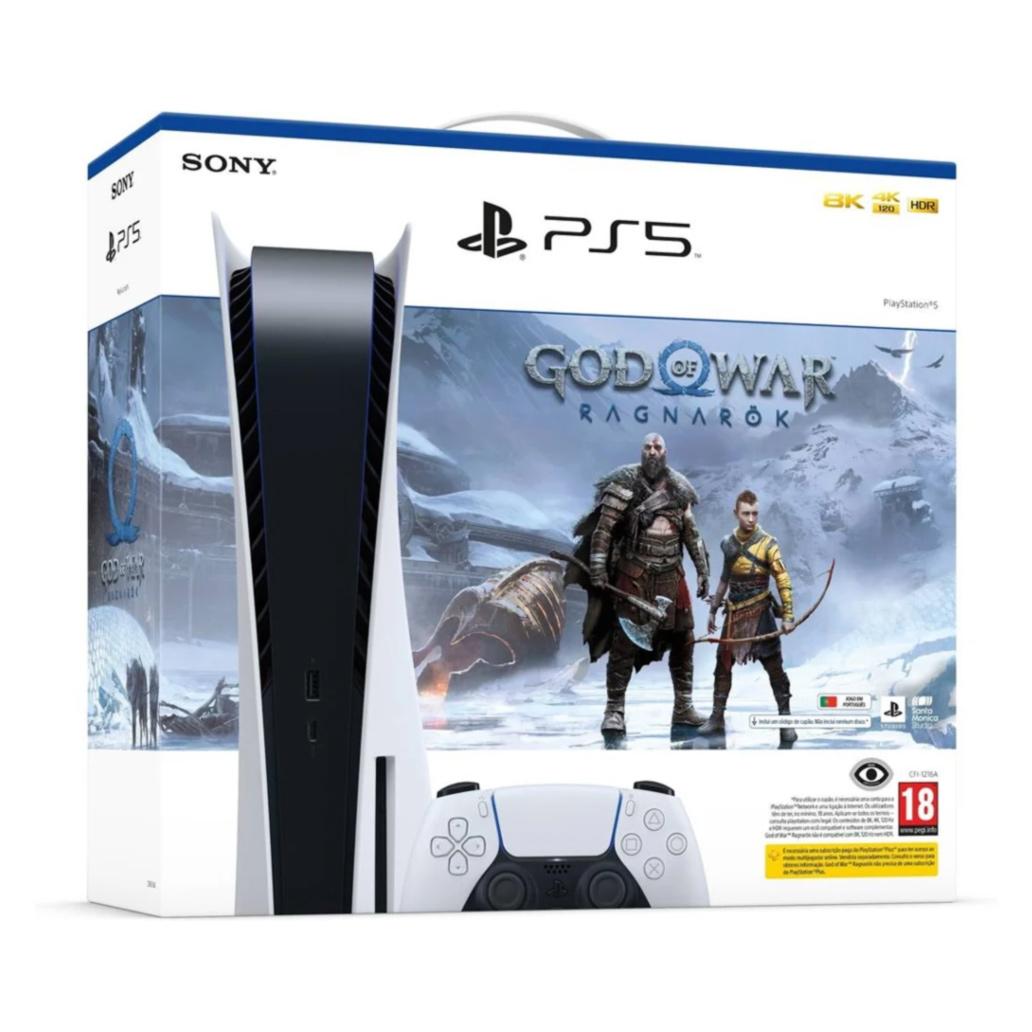 Consola Sony Ps5 + God Of War Ragnarok Digital