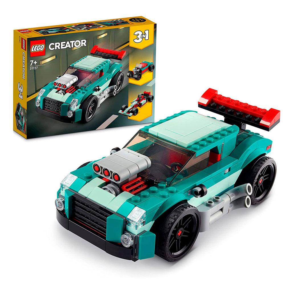 Lego Carro de Corrida de Rua 258pcs