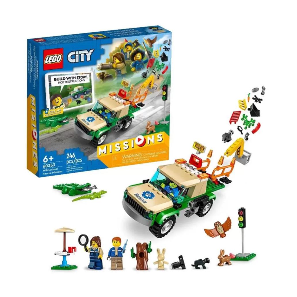 Lego Missões de Resgate de Animais Selvagens 246pcs