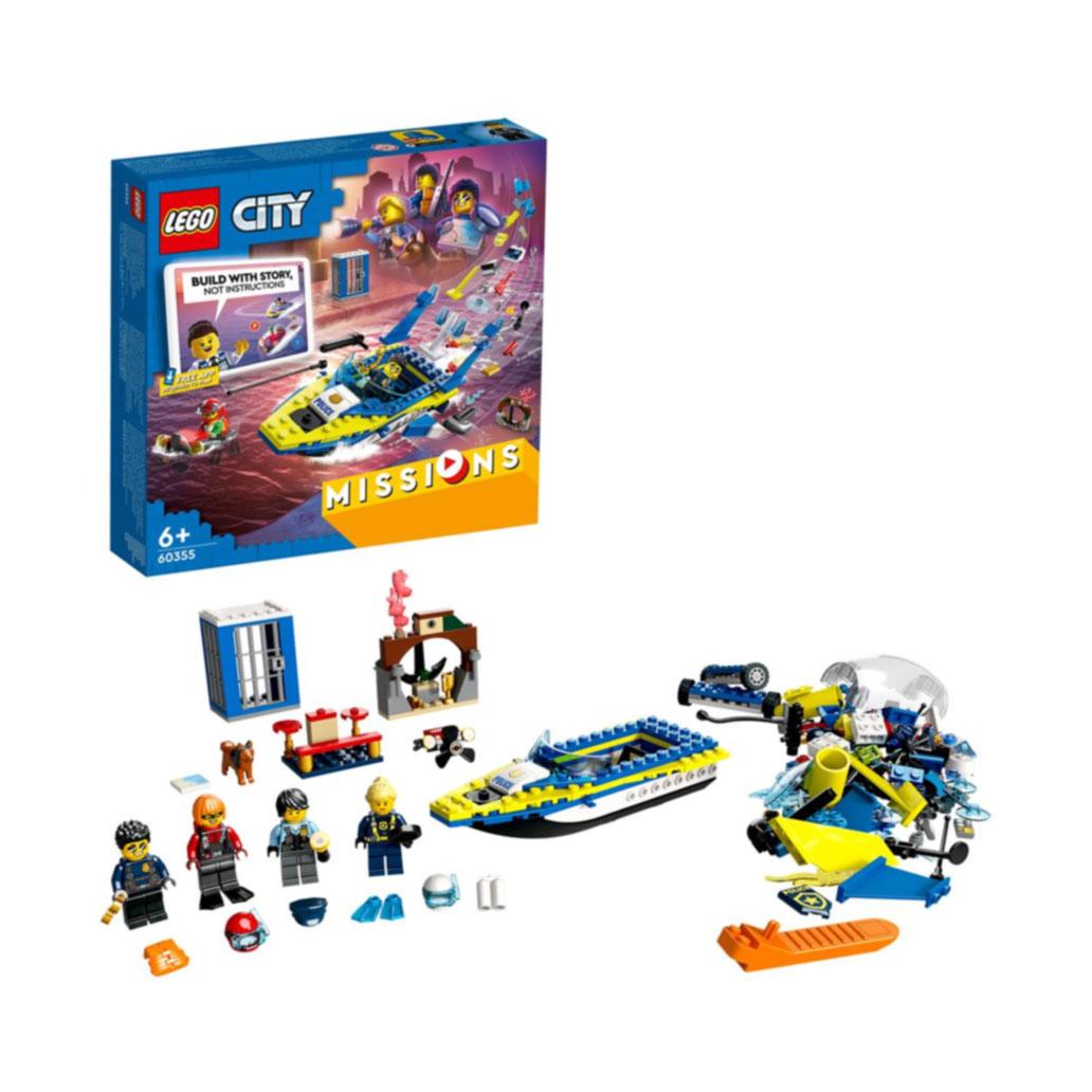 Lego City Missões de Investigação da Polícia Marítimas 278pc