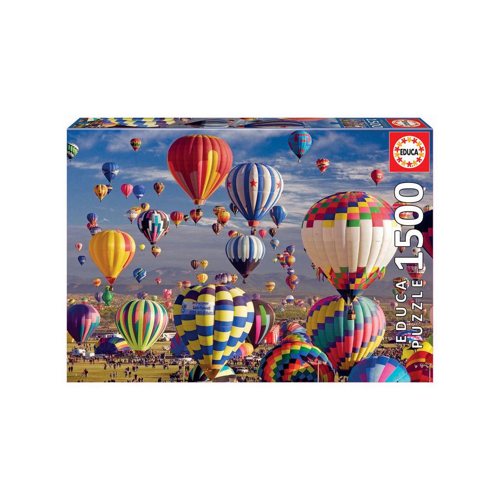 Puzzle 1500pcs Educa Balões de Ar Quente 85x60cm