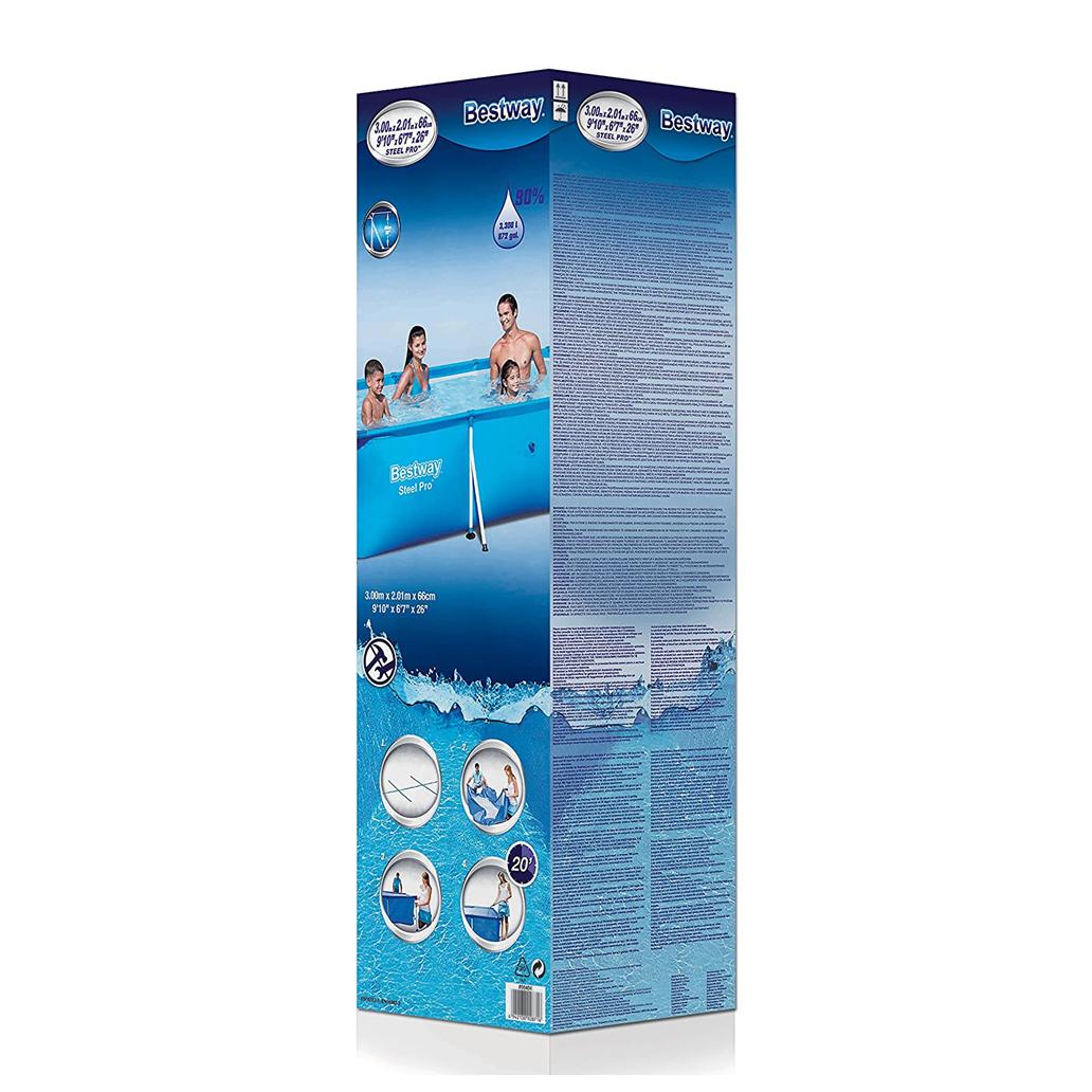 Piscina Bestway Steel Pro 3300L 300x201x66cm 56404