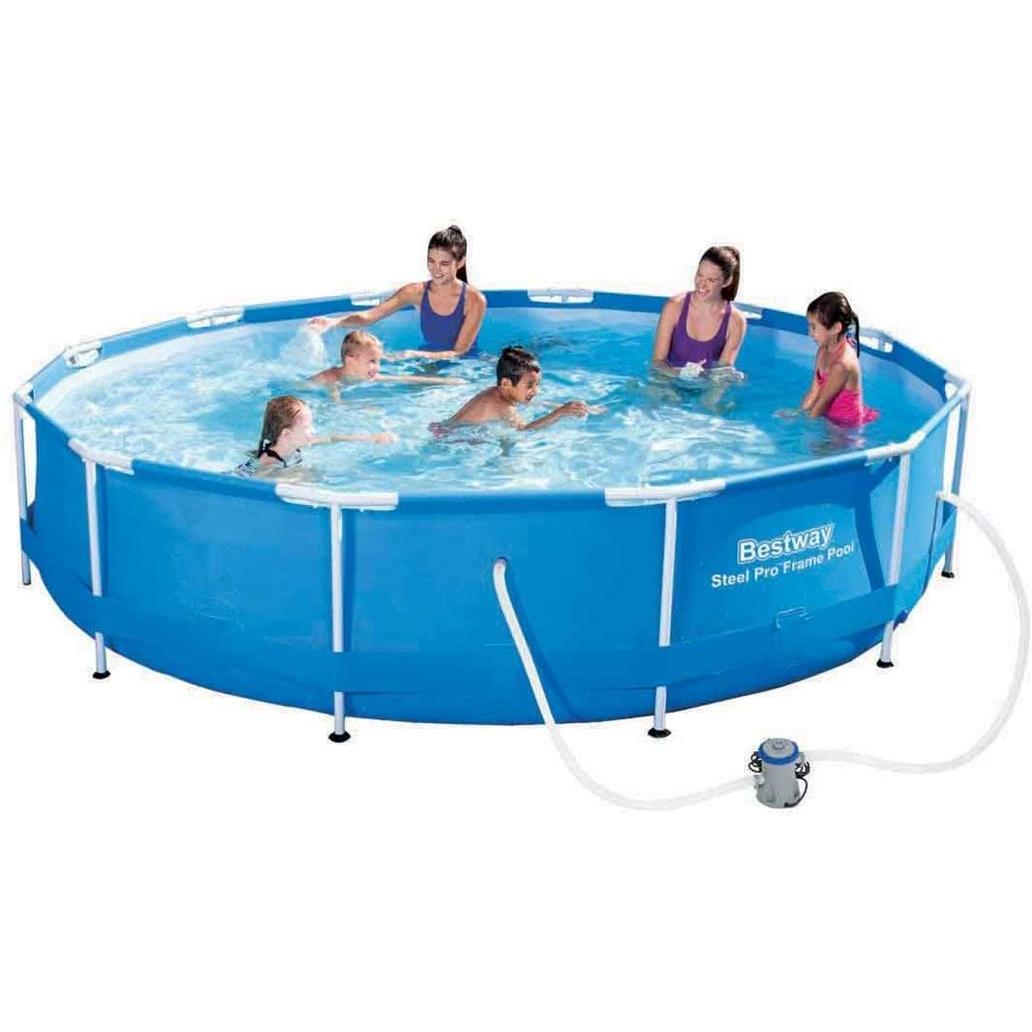 Piscina Steel Pro 366x76cm Bestway 56681 C/ Bomba