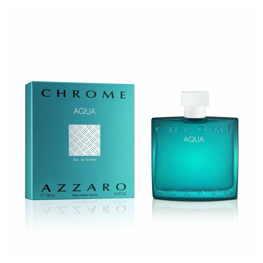 Azzaro Chrome Aqua Eau De Toilette Spray 100 ml For Men