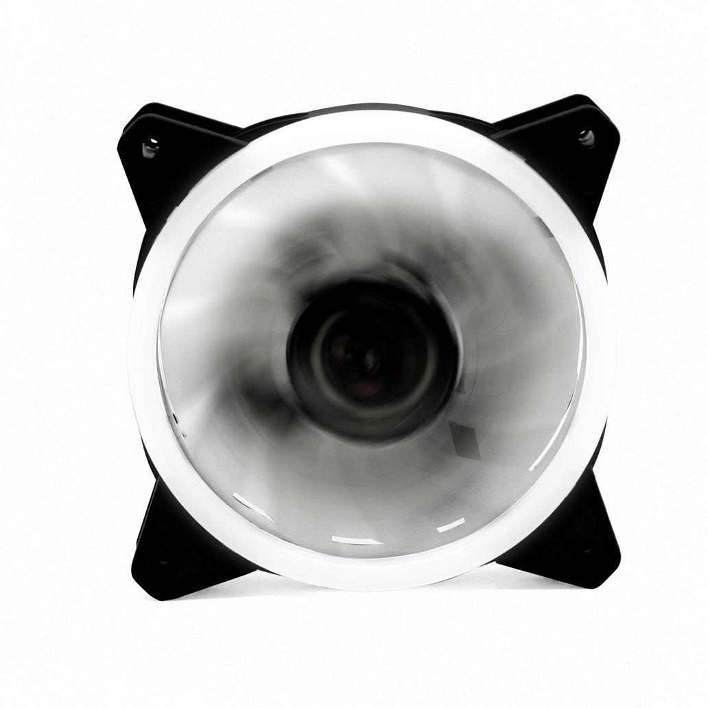 Ventilador Gaming Phoenix Led Branco 120mm Anel Duplo