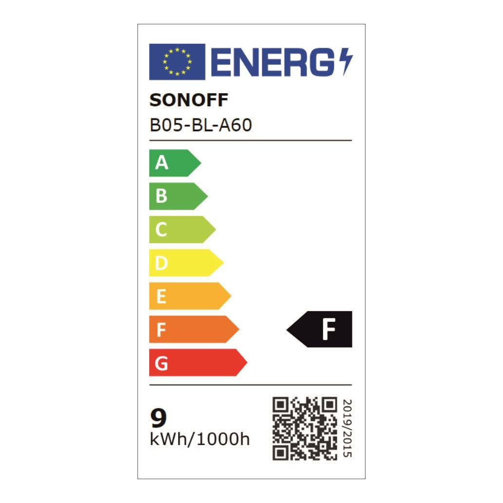 Lâmpada E27 9W 230V 806lm LED Globo RGB WiFi SONOFF