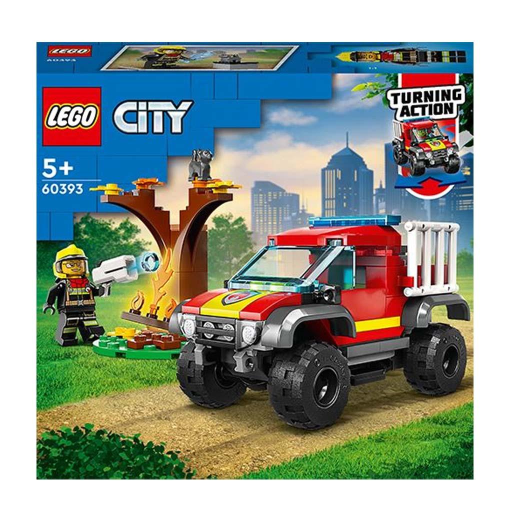 Lego City Camião 4x4 Resgate dos Bombeiros 97pcs 60393