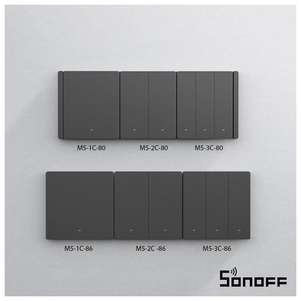 Interruptor Parede Triplo Encastrar WiFi+RF 3 Gang SONOFF