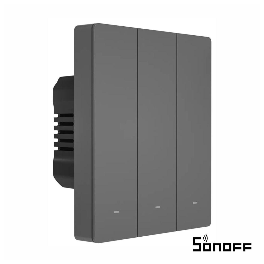 Interruptor Parede Triplo Encastrar WiFi+RF 3 Gang SONOFF