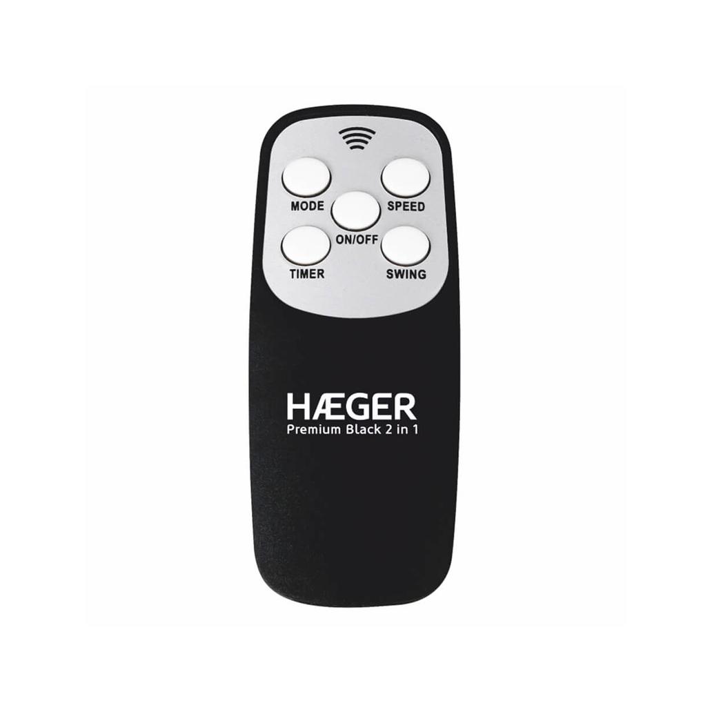 Ventoinha Pé Digital Haeger Premium Black 45W 3 Velocidades