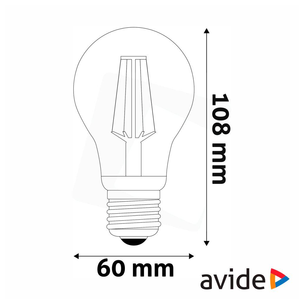 Lâmpada LED E27 Globo Filamento 8.5W 230V 4000K 1055lm AVIDE