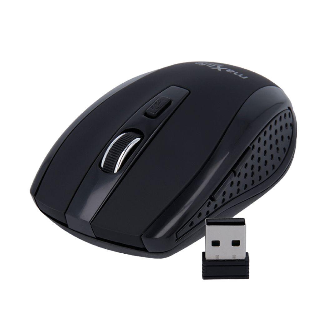 Rato Óptico S/ Fios 800/1000/1600/2400DPI USB Preto