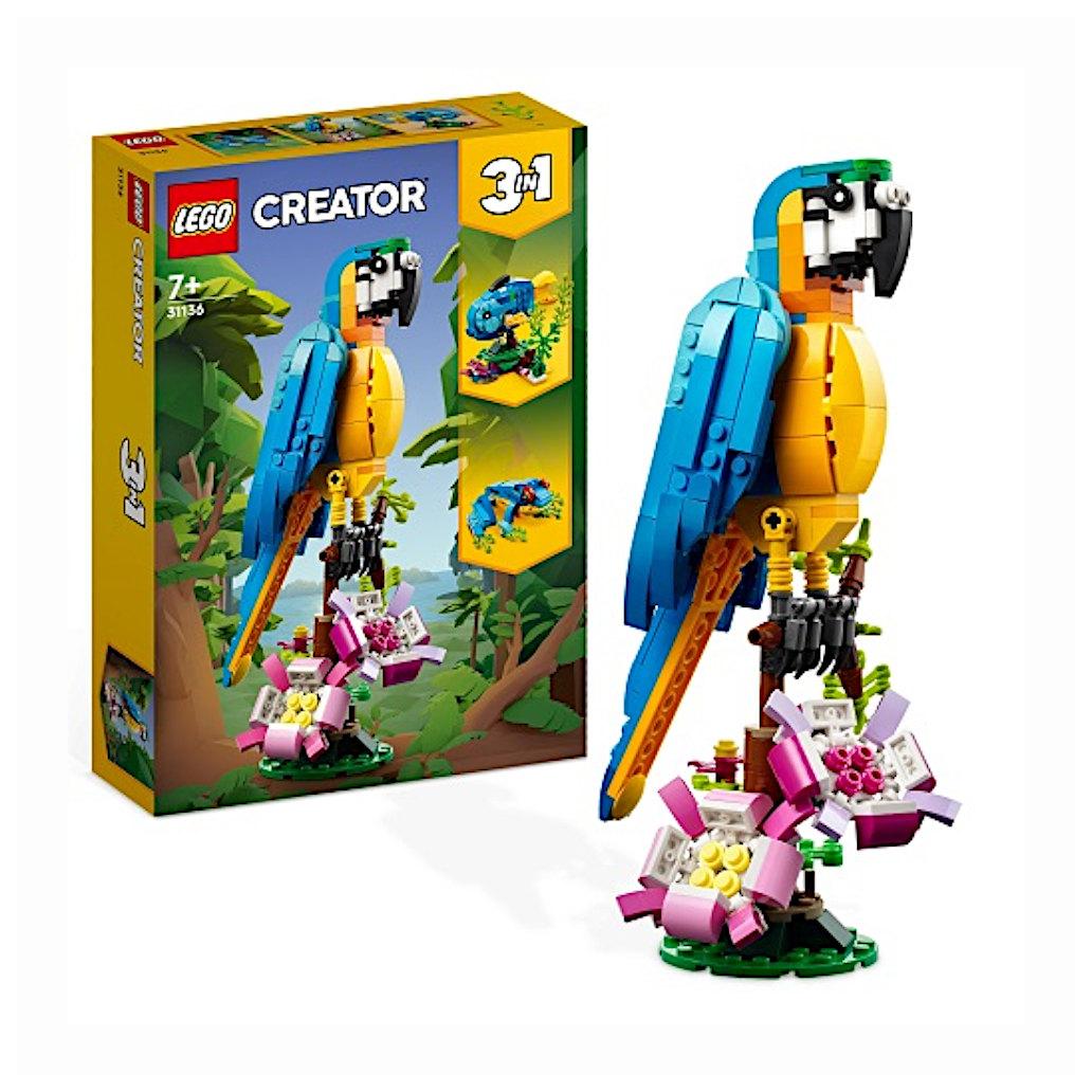 Lego Papagaio Exótico 253pcs 7+ 31136