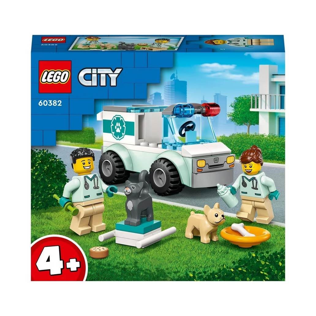 Lego Resgate na Carrinha dos Veternários 58pcs