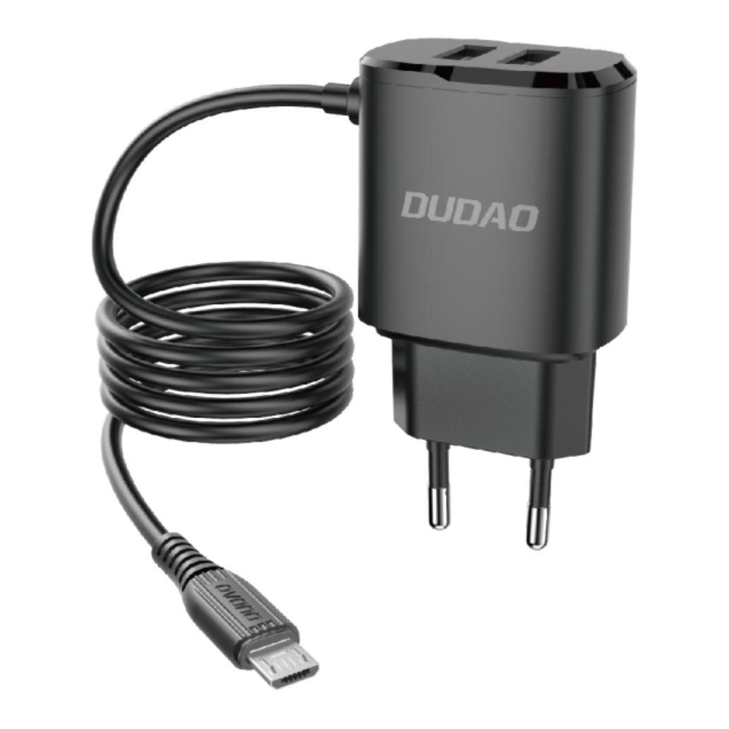 Carregador Dudao MicroUSB  C/ 2 USB-A 5V 2.4A