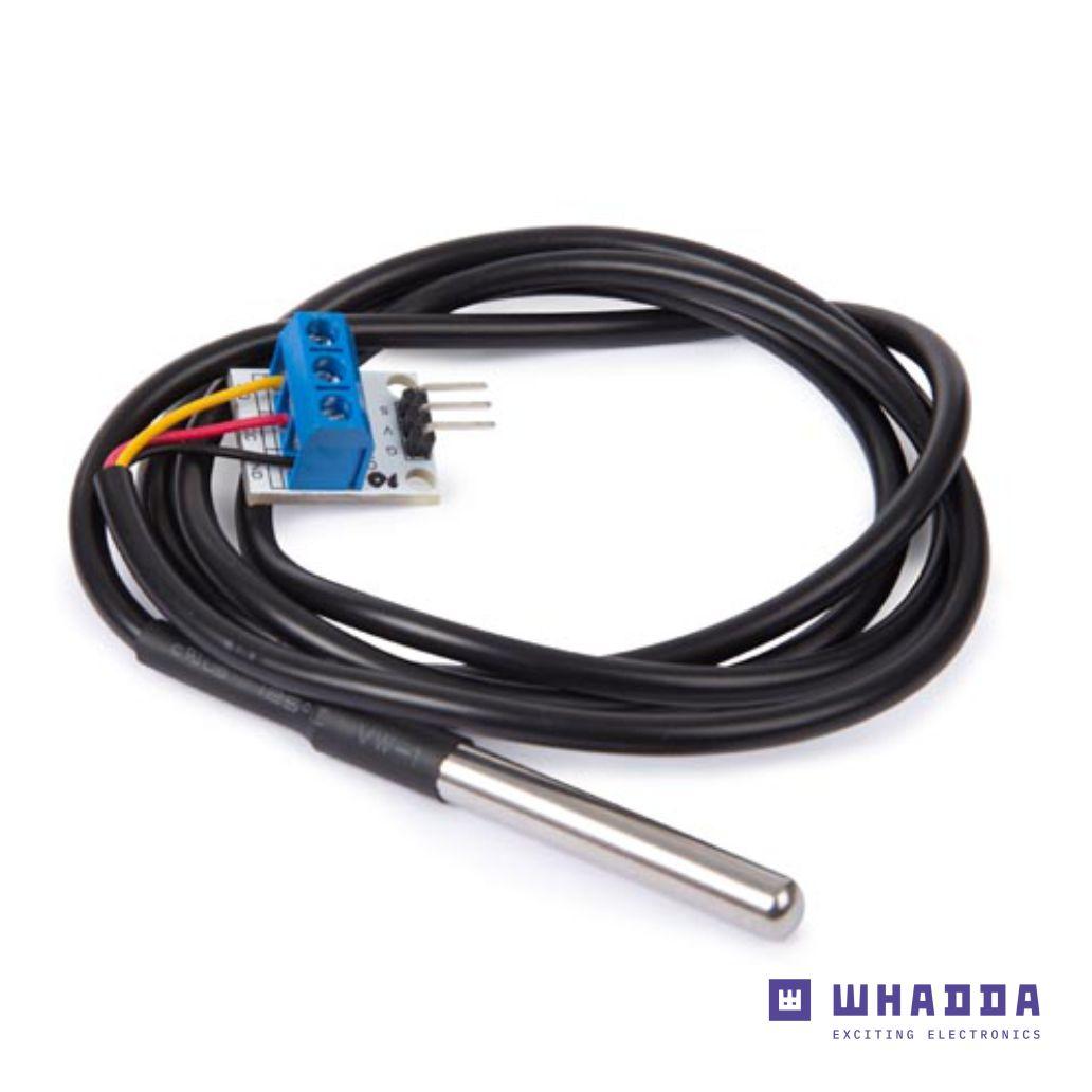 Sensor de Temperatura DS18B20 e Adaptador WHADDA