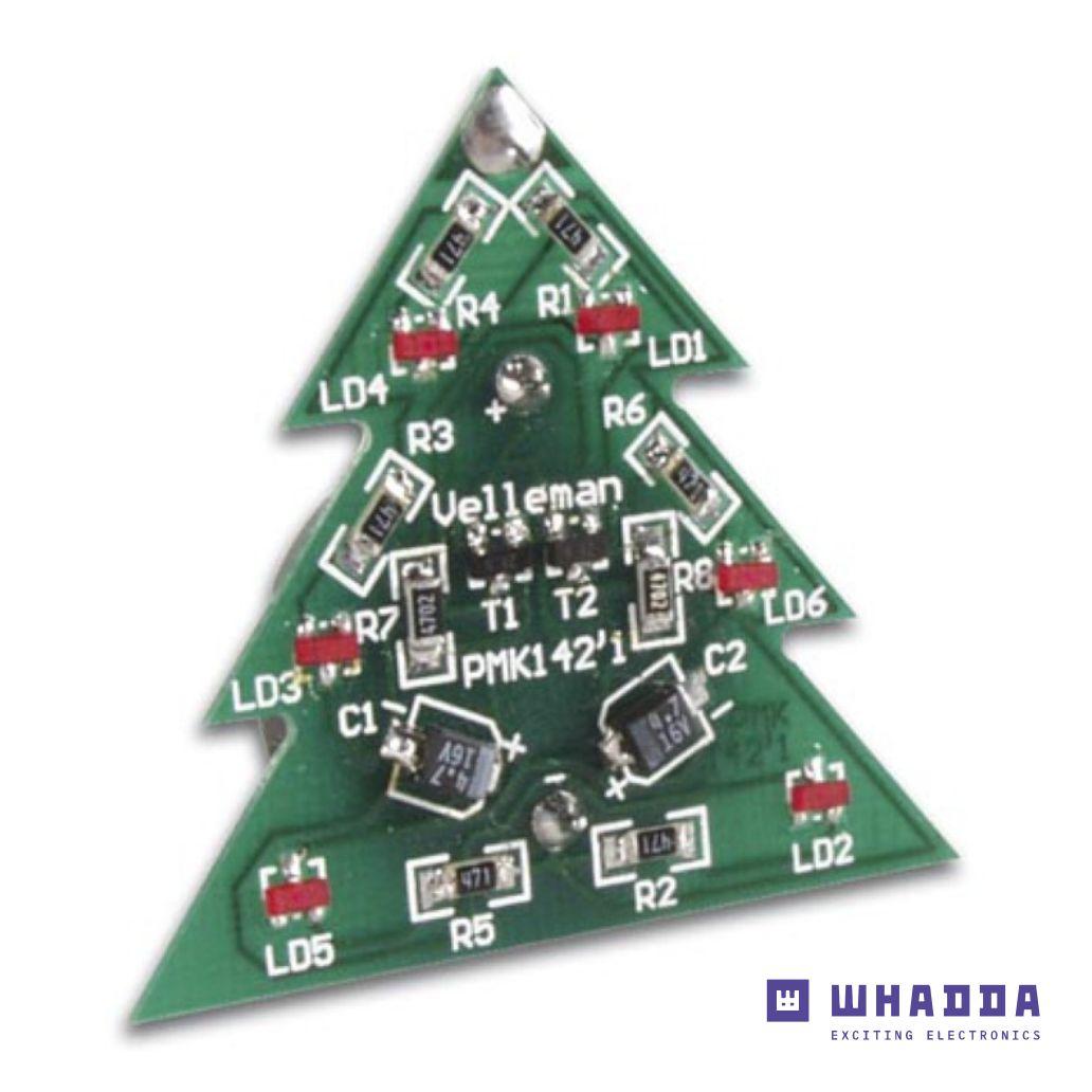 Kit Árvore de Natal 6 LEDS WHADDA