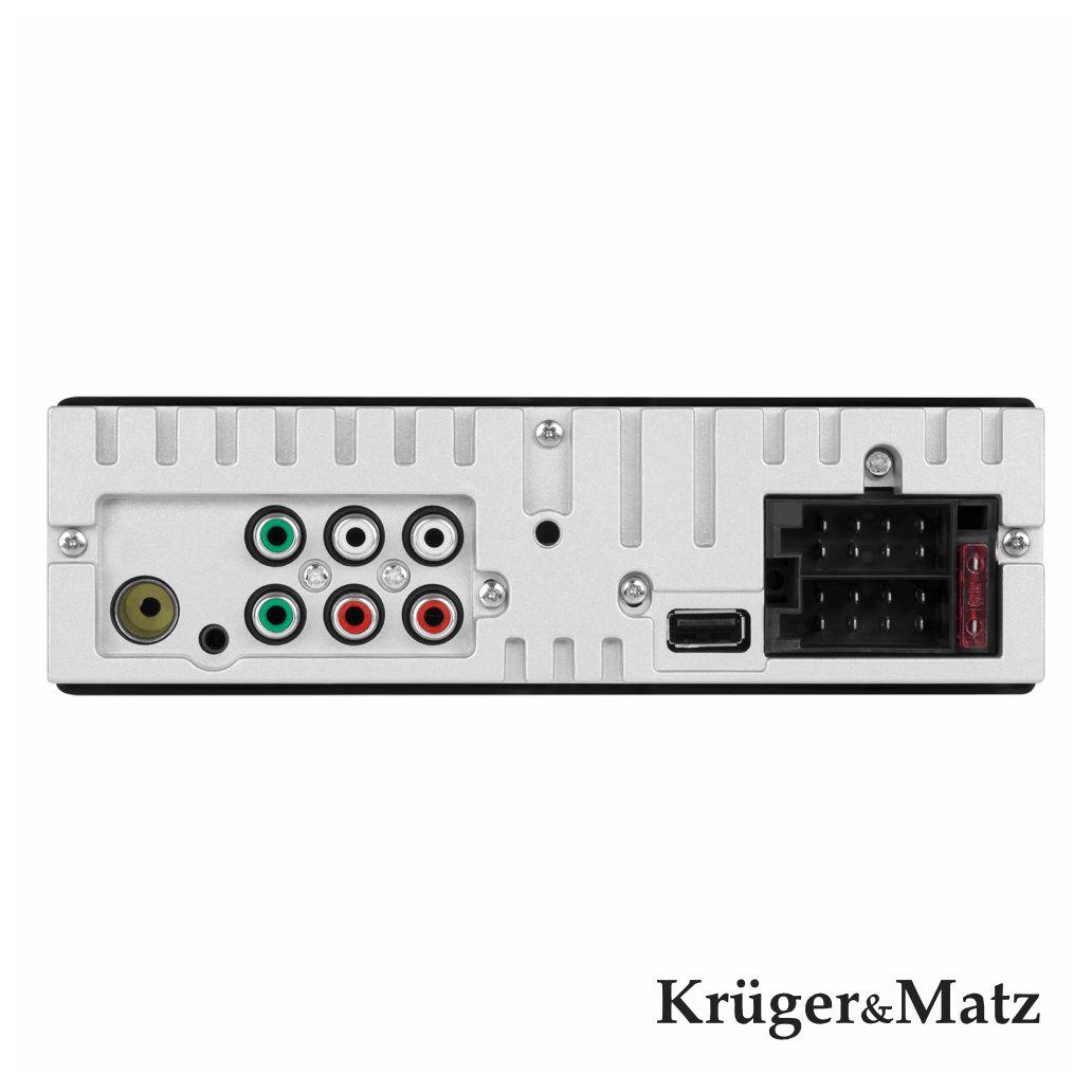 Auto-Rádio Mp3 Wma 4x40W C/ FM/AUX/SD/USB/BT Kruger Matz