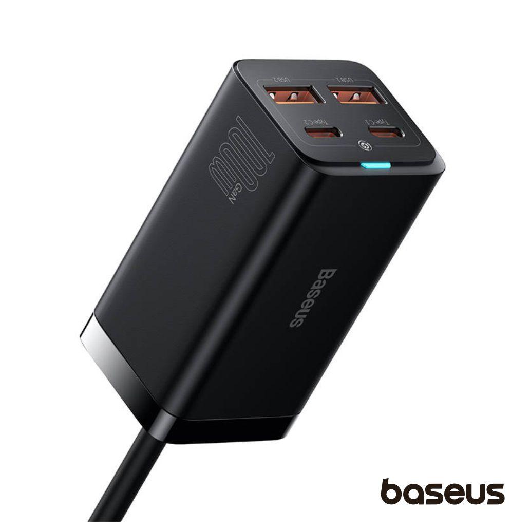 Carregador de Mesa GaN3 PRO 2x USB-A / 2x USB-C 100W BASEUS