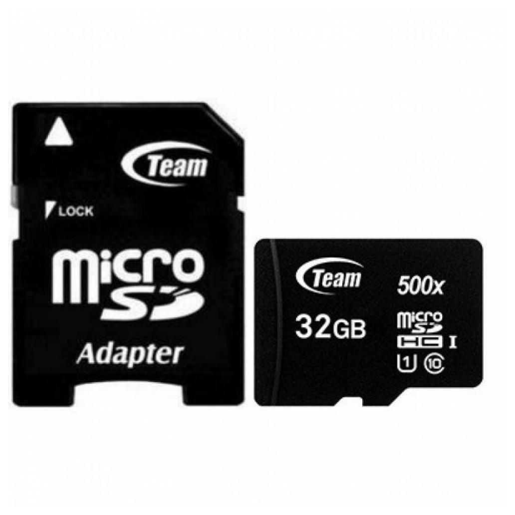Cartão Micro SD Team Group 32GB class10 UHS-I SDHC  c/adapta
