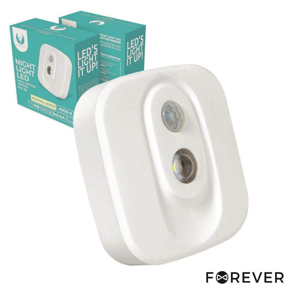 Luz de Presença LED Portátil 4000K C/ Sensor PIR FOREVER