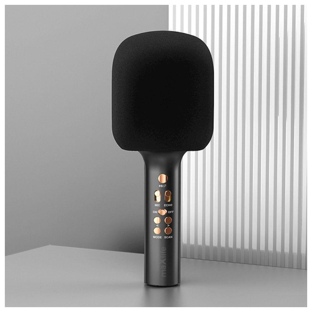 Microfone S/ Fios C/ Coluna Bluetooth TWS