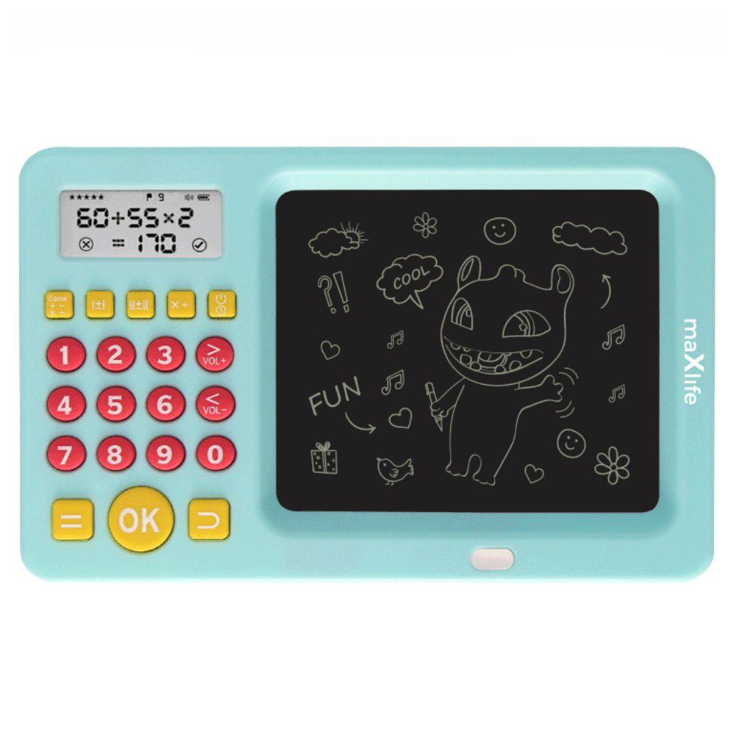 Quadro Digital Portátil C/ Calculadora Para Criança Azul