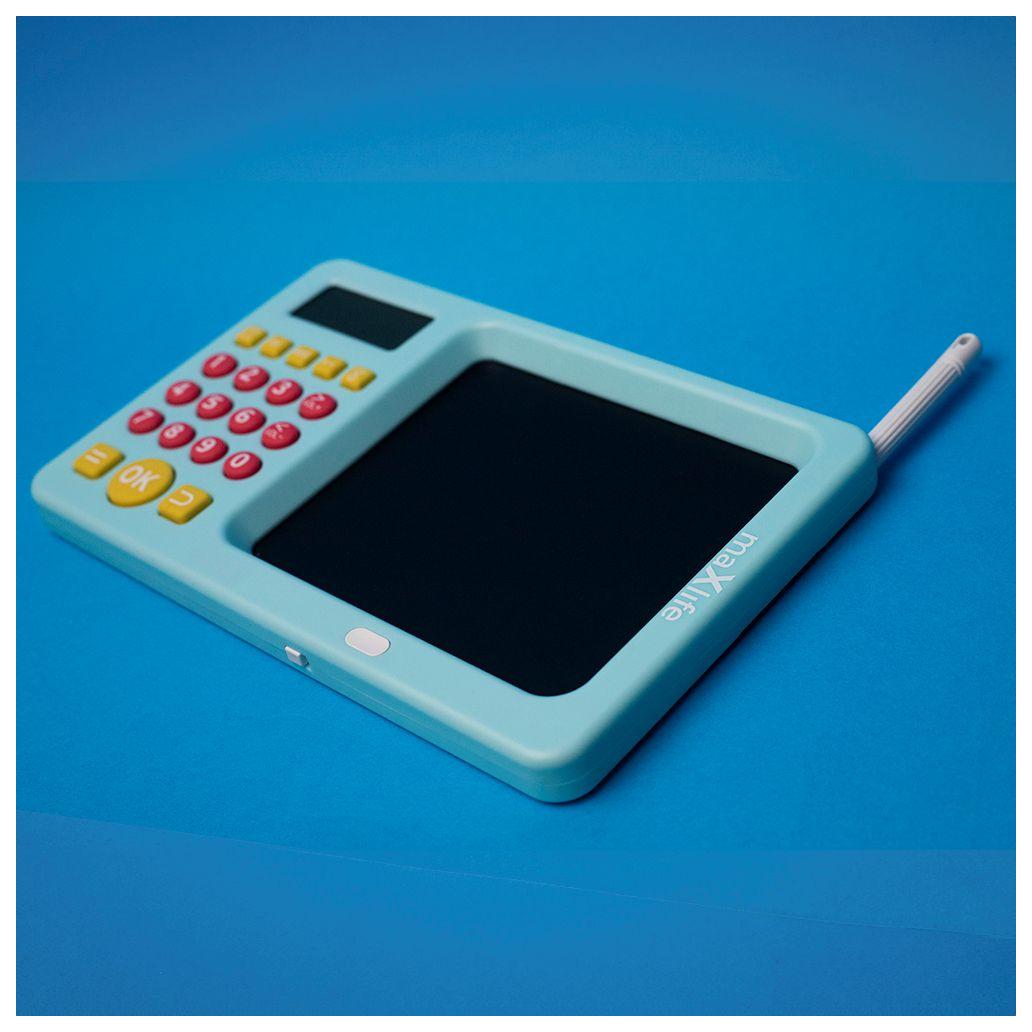 Quadro Digital Portátil C/ Calculadora Para Criança Azul