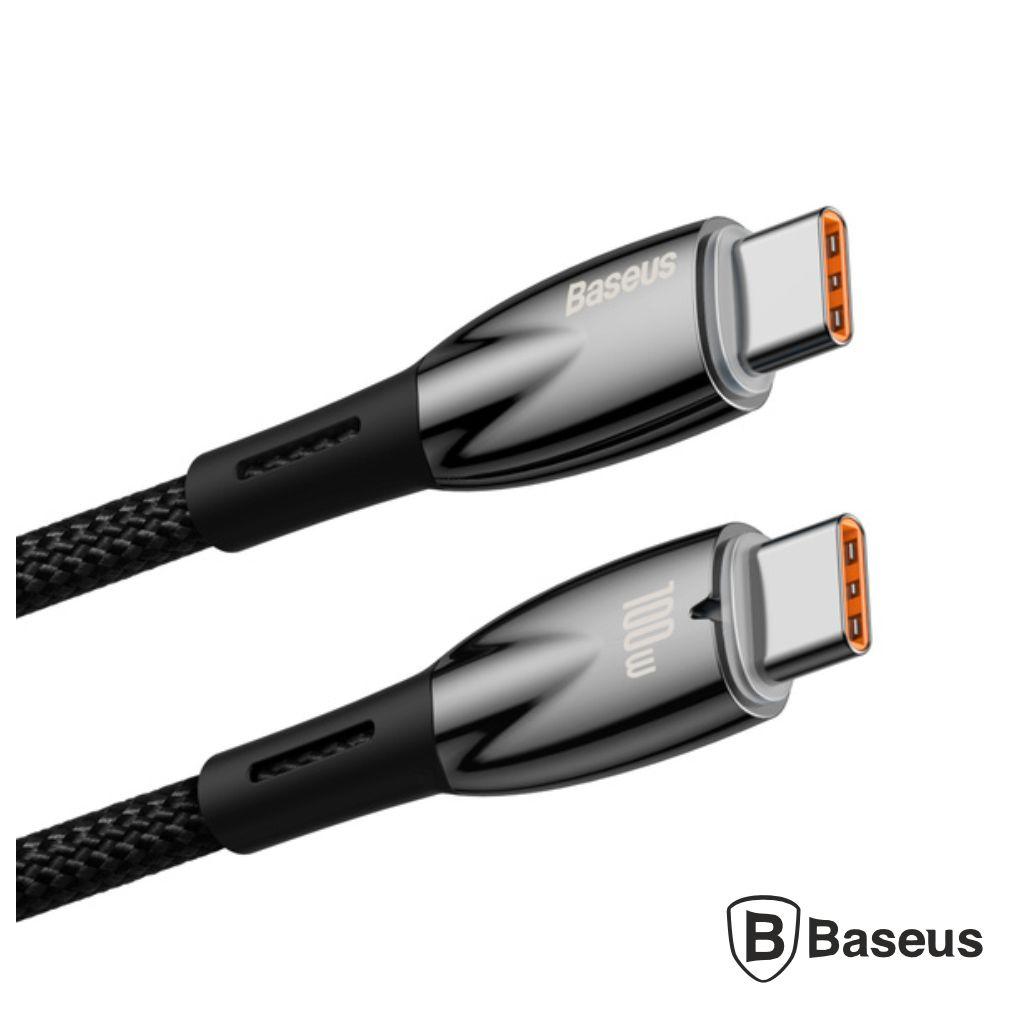 Cabo USB-C Macho P/ USB-C Macho 1m Glimmer BASEUS