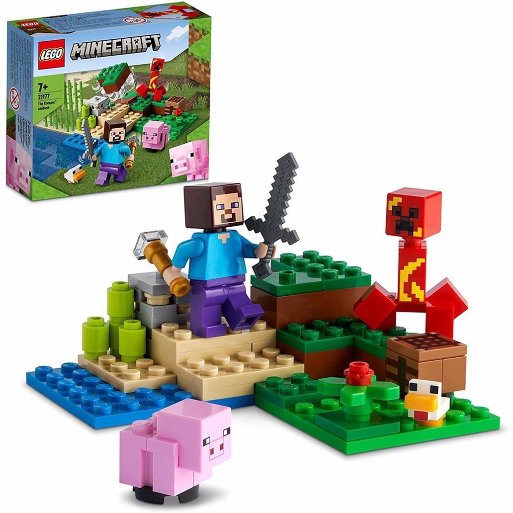 Lego Minecraft A Emboscada do Creeper 21177 7+