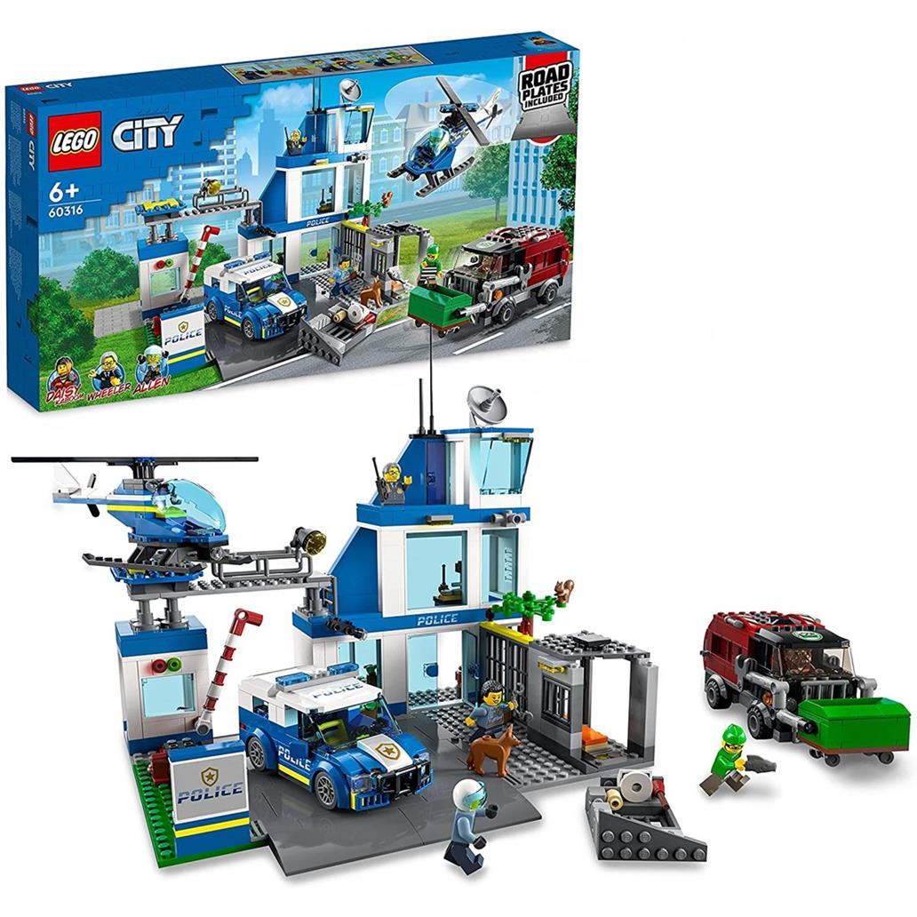 Lego City Estação da Policia 6+ 60316