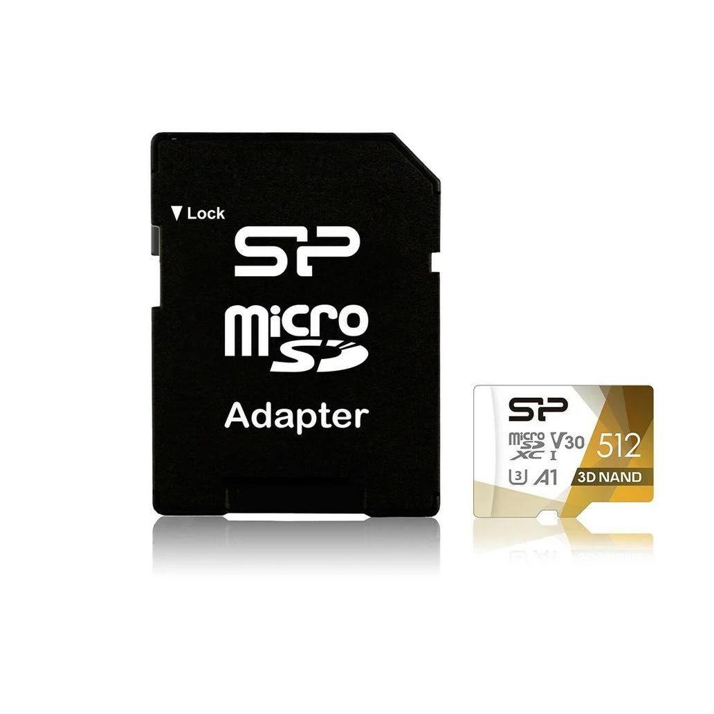 Cartão Micro SD SP Colorful 512GB SDXC UHS-I U3 V30 A1  c/ad