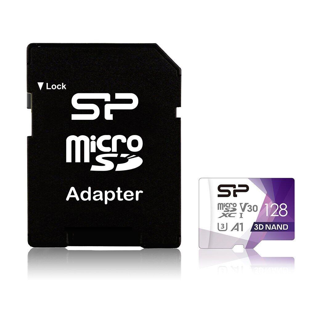 Cartão Micro SD 128GB SP Colorful SDXC UHS-I U3 c/ Adaptador