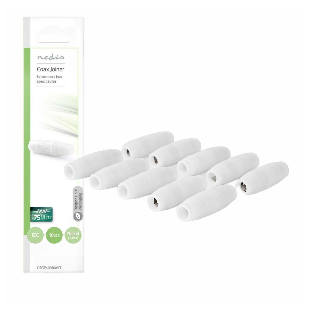 Ficha União Coaxial NEDIS