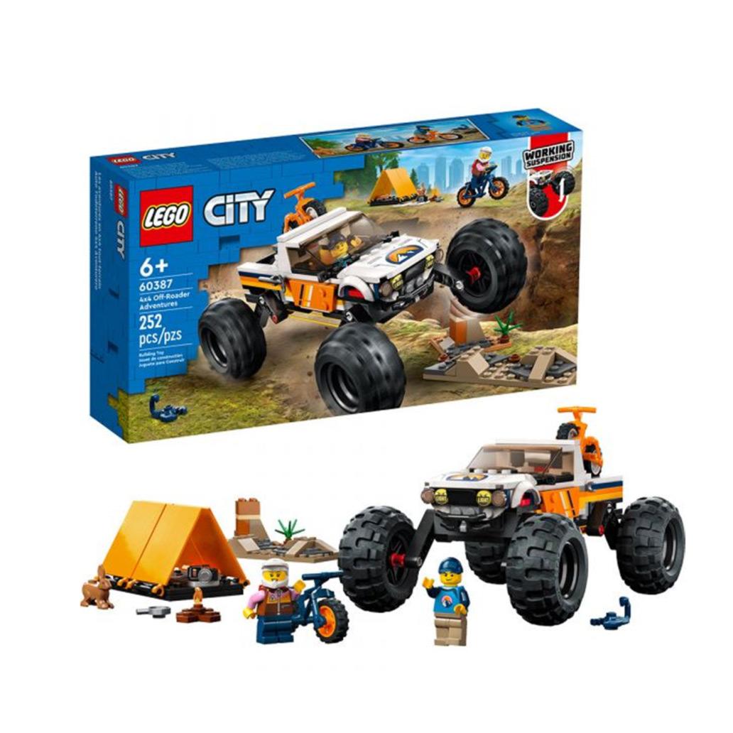 Lego City Aventuras Todo-o-Terreno 4x4 252Pcs 6+ 60387