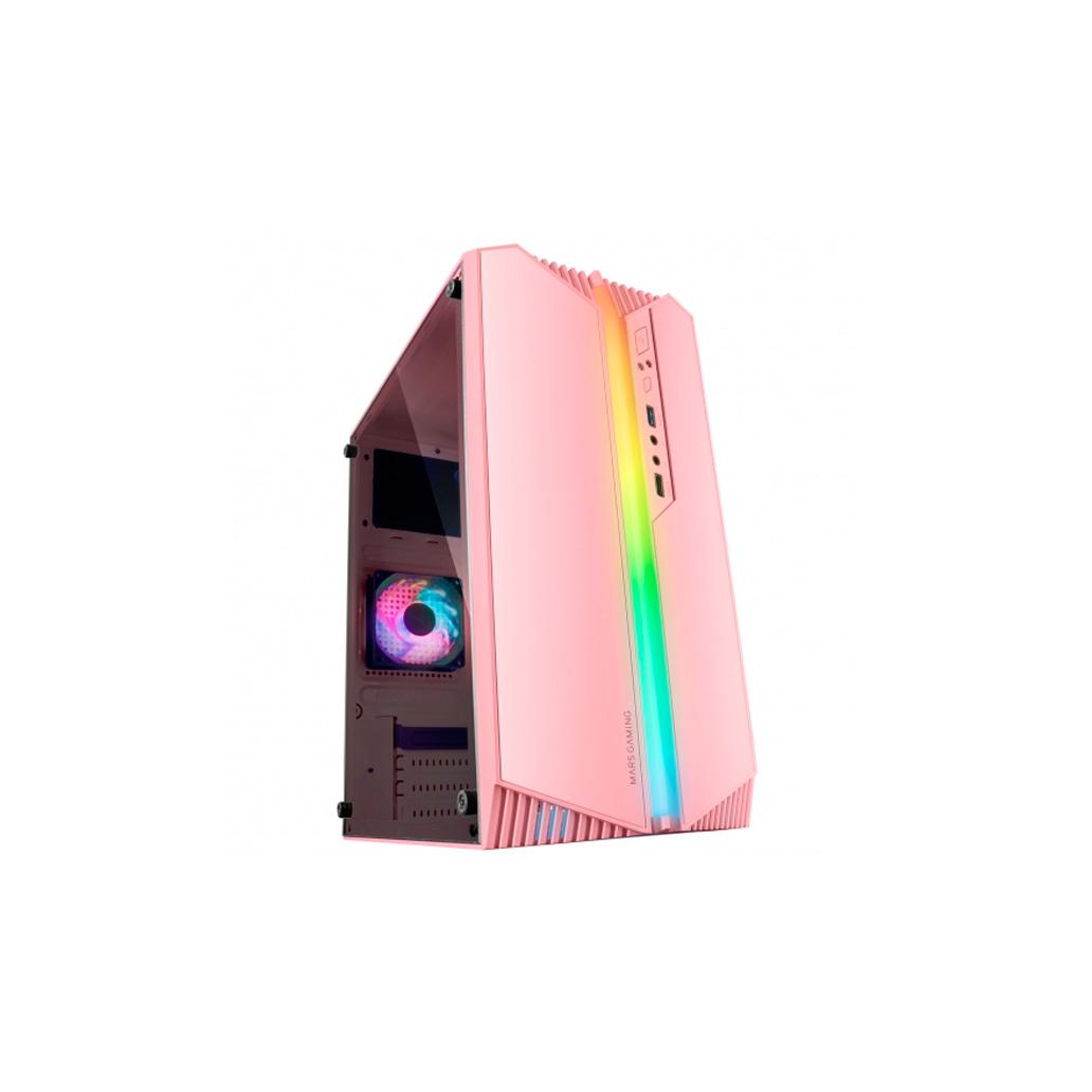 Caixa MatxMars Gaming Mc-S1 Argb Front Frgb Fan Window Rosa