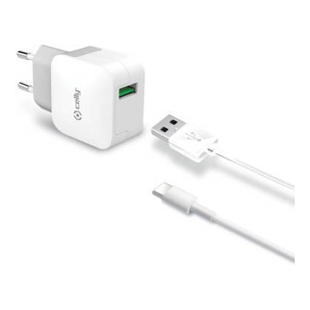Carregador Celly Red 2.4A Usb-C