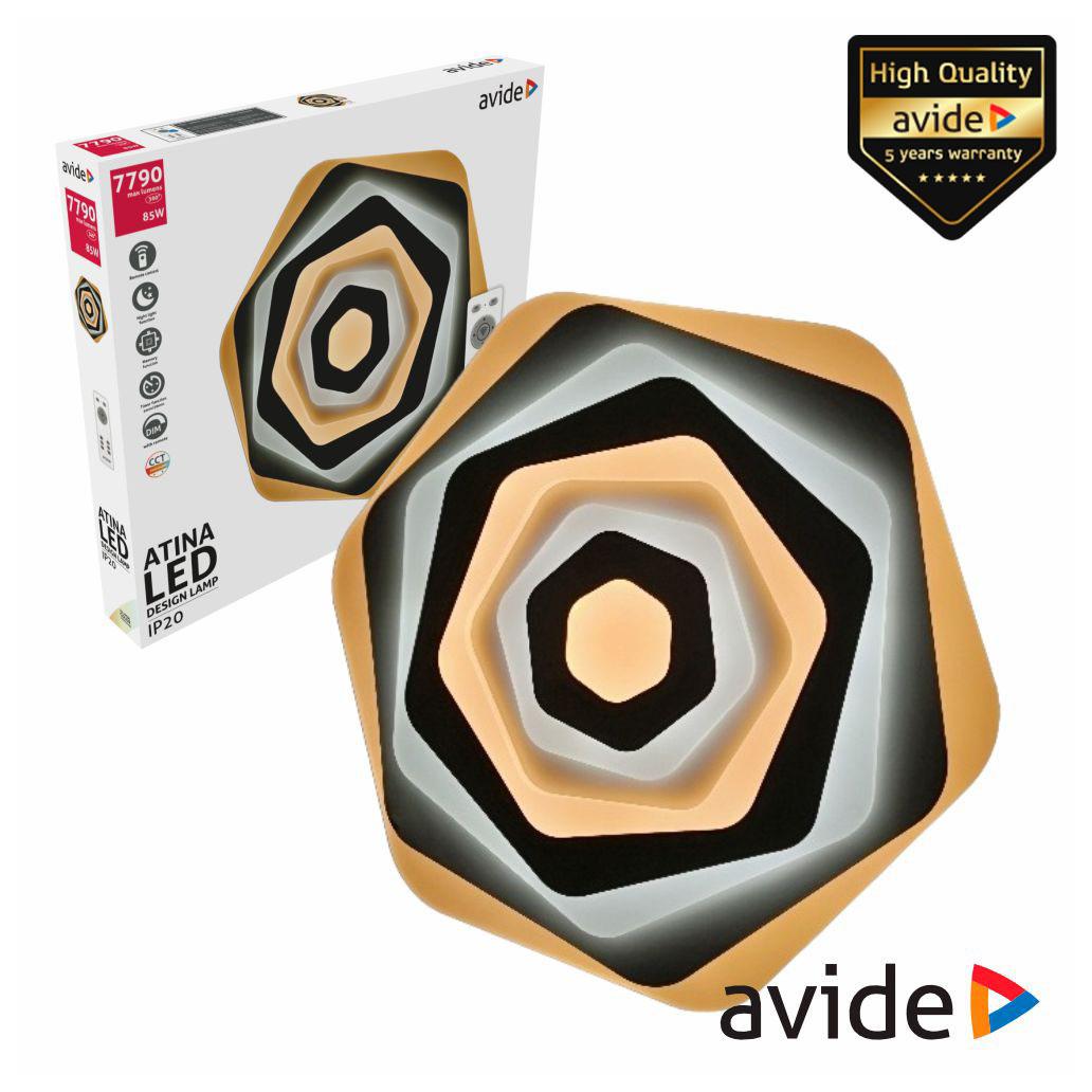 Candeeiro Teto/Parede LED 85W 3000K-4000K-6400K AVIDE