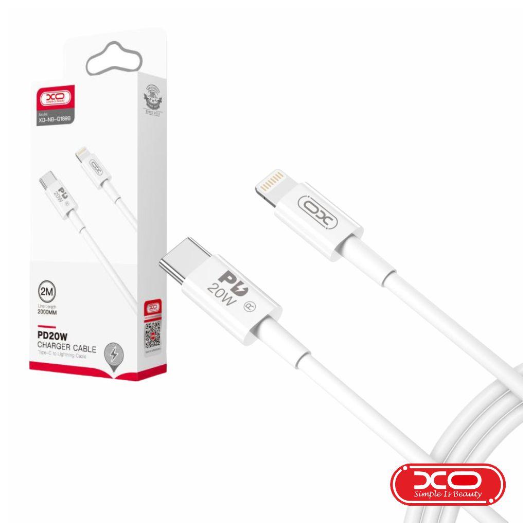 Cabo USB-C Macho / Lightning Macho 2m PD 20W XO