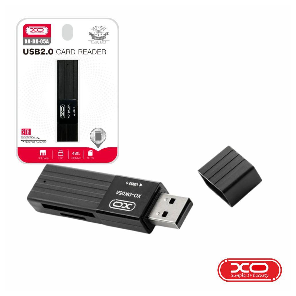 Leitor Cartões De Memória USB 2.0 SD/MicroSD XO
