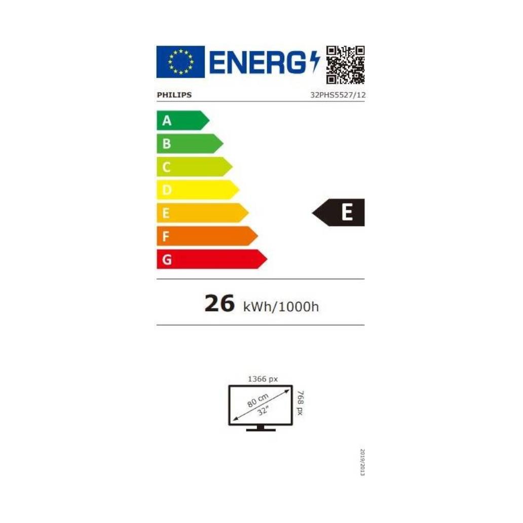 TV Philips 32" LED HD 60Hz DVB-T T2 T2-HD C S S2